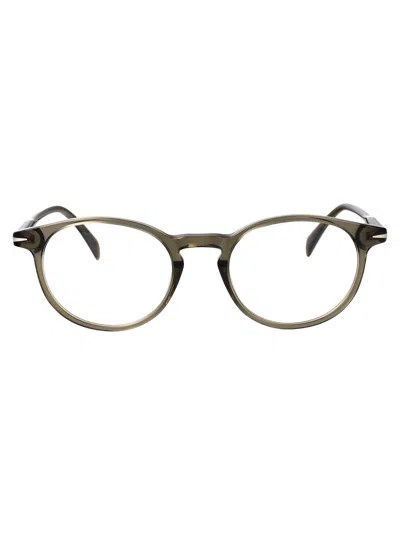 David Beckham Olive Acetate Glasses In Red