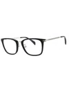 David Beckham Rectangular Men's Eyeglasses In Brown