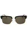David Beckham Rectangular Men's Sunglasses Db 1119/g/s - Timeless Style In Green