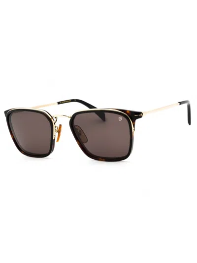 David Beckham Rectangular Men's Sunglasses - Db 7065/f/s In Black