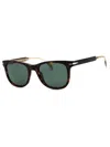 David Beckham Rectangular Sunglasses For Men - Eye Size 52 In Brown