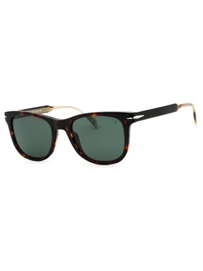 David Beckham Rectangular Sunglasses For Men - Eye Size 52 In Brown