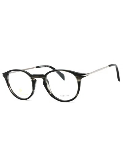 David Beckham Round Men's Eyeglasses - Db 1049 Style In Gray
