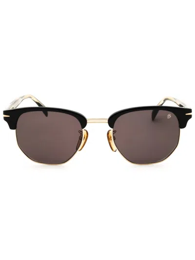 David Beckham Men's 56mm Matte Black Gold Sunglasses Db7057fs-0i46-ir