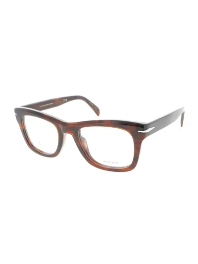 David Beckham Sleek Men's 7105 Eyeglasses In Purple