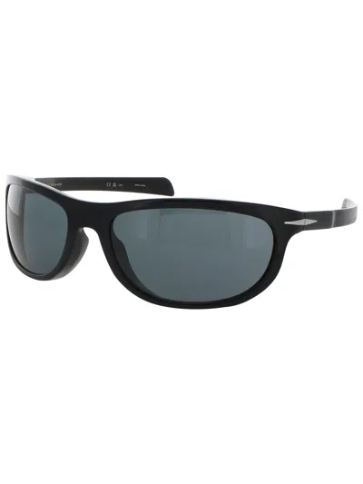 David Beckham Sleek Modern Plastic Sunglasses For Men In Black