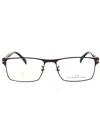 David Beckham Sleek Rectangular Eyeglasses For Men In Black