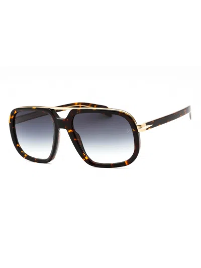 David Beckham Sleek Rectangular Men's Sunglasses - Model Db 7101/s In Black