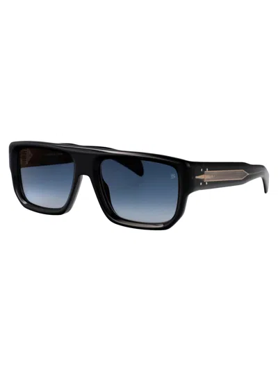 David Beckham Black Acetate Sunglasses