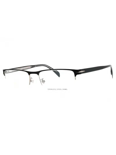 David Beckham Stylish Rectangular Men's Eyeglasses - Db 1068 Design In Neutral