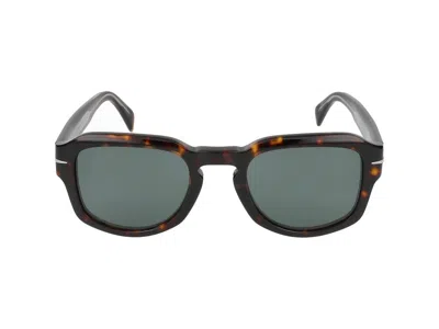 David Beckham Sunglasses  Db 7098/s 086 Havana /23/145 In Black