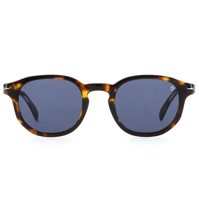 David Beckham Sunglasses Db 1007/s 086 Ku Brown/blue Men