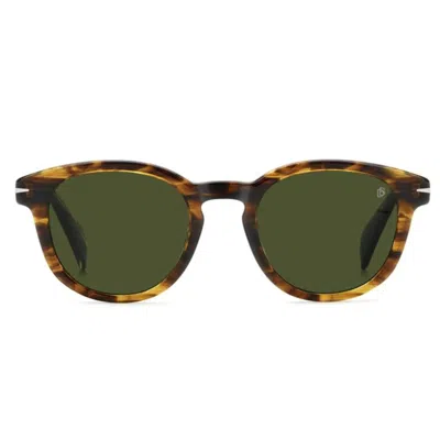 David Beckham Sunglasses Db 1198/s Ex4 Qt Brown/green Men In Multi