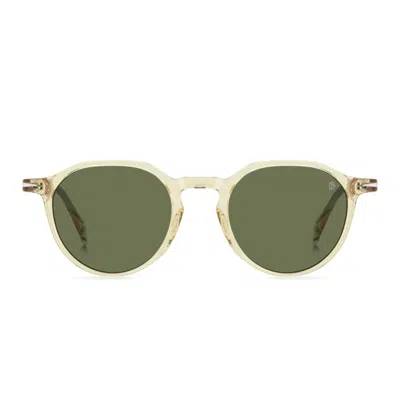 David Beckham Sunglasses Db 1217/s 40 Gqt Yellow/green Men