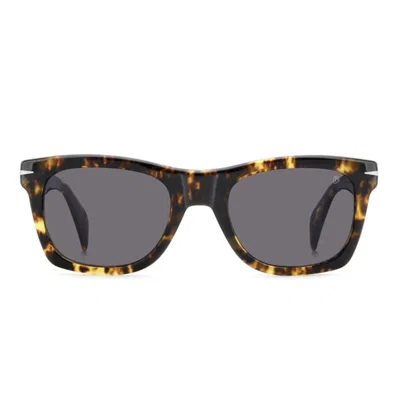 David Beckham Sunglasses Db 1222/s P65 Ur Brown/purple Men In Black