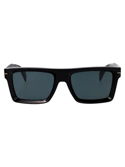 David Beckham Sunglasses Db 7148/s 807 Blue In Green