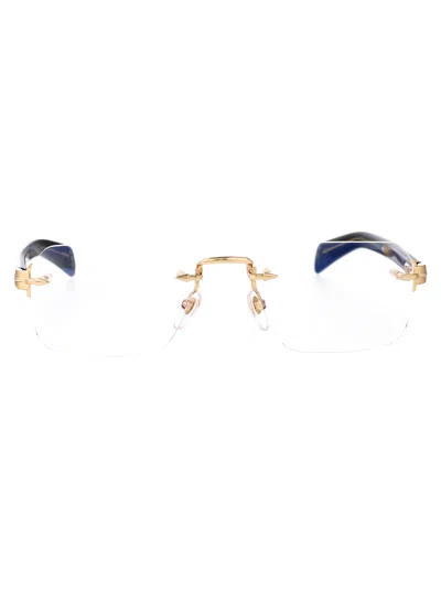 David Beckham Sunglasses Db 7151/s Ex4 In Gold