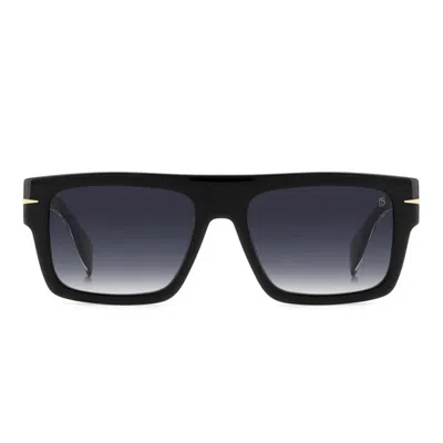 David Beckham Db 7161/s 807/08 Occhiali Da Sole Per Uomo In Black
