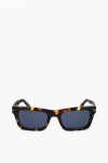 David Beckham Tortoiseshell Sunglasses With Rectangular Design