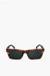 David Beckham Tortoiseshell Sunglasses With Rectangular Design