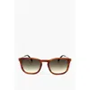 David Beckham Tortoiseshell Wayfarer Sunglasses With Gradient Lenses
