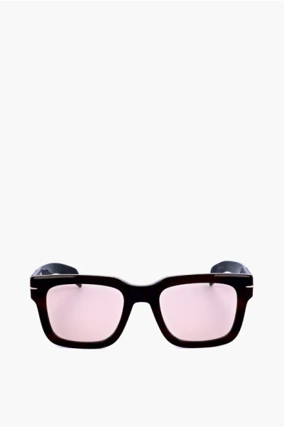 David Beckham Wayfarer Sunglasses With Pinkish Lenses