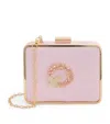 DAVID CHARLES SMALL SATIN EMBELLISHED CLUTCH BAG