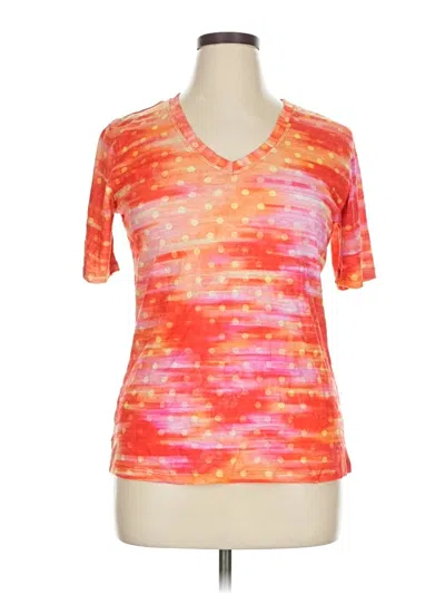 Pre-owned David Cline Active T-shirt In Orange