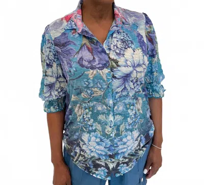 David Cline Airy Smock Sleeve Shirt In Vinet