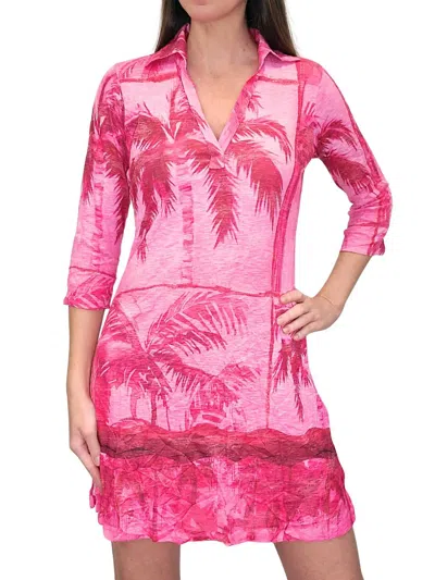 David Cline Britt Dress In Fiji In Pink