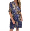 David Cline Skye Tiered Ruffle Dres In Lake