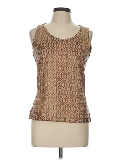 Pre-owned David Cline Sweater Vest In Brown
