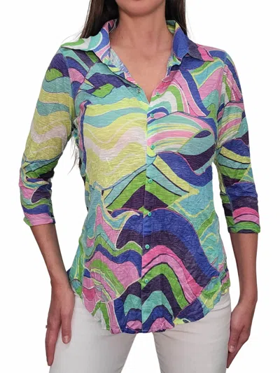 David Cline Women's 9203 Shirt In Zig In Multi