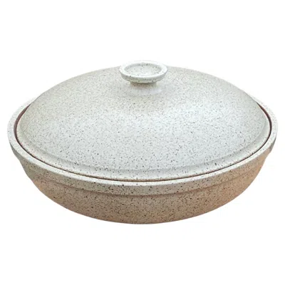 Pre-owned David Cressey Architectural Pottery Large Terra Major Covered Bowl By  In Gray
