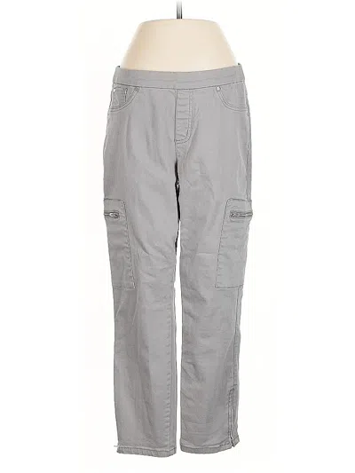 Pre-owned David David Meister Cargo Pants In Gray
