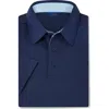 David Donahue Cotton Polo In Blue
