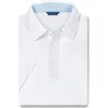 David Donahue Cotton Polo In Blue