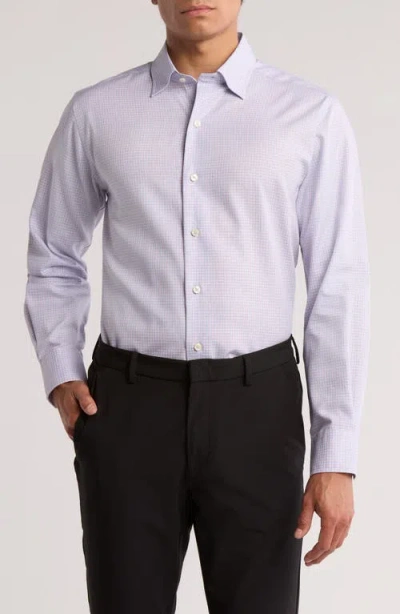 David Donahue Dobby Sport Shirt In Blue