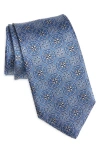 David Donahue Geometric Silk Tie