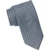 David Donahue Geometric Silk Tie