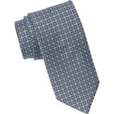 David Donahue Geometric Silk Tie