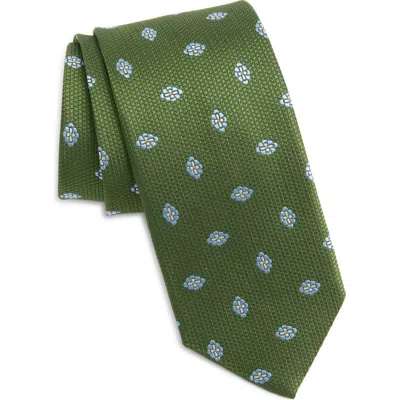 David Donahue Geometric Silk Tie