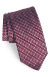 David Donahue Geometric Silk Tie