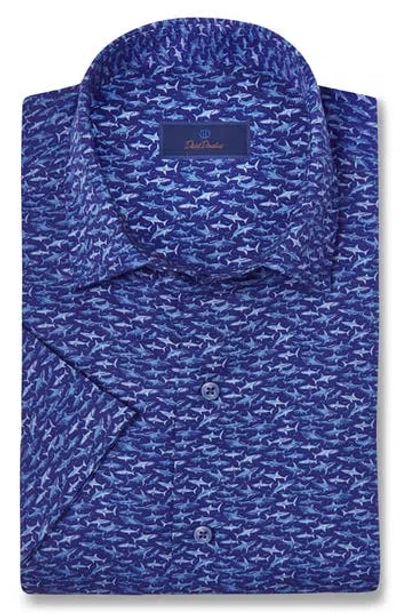 David Donahue Lyocell Short Sleeve Shirt