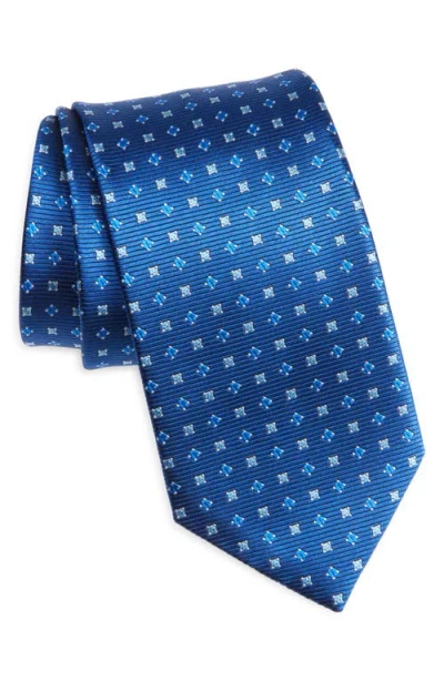 David Donahue Neat Silk Tie