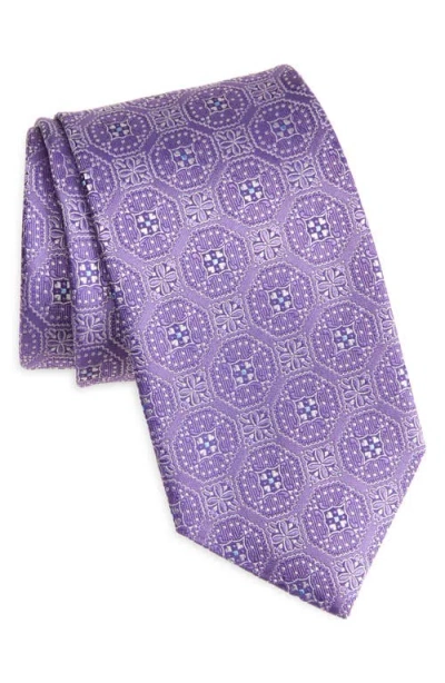 David Donahue Neat Silk Tie