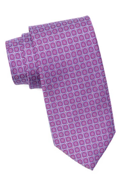 David Donahue Neat Silk Tie