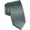 David Donahue Neat Silk Tie In Multi
