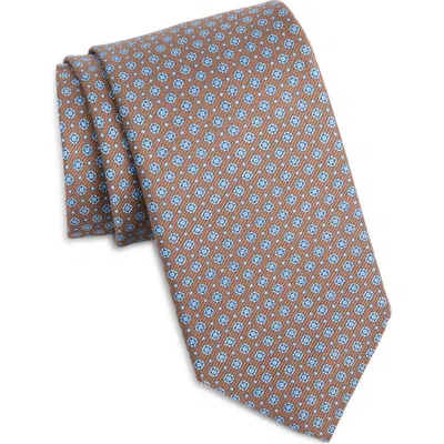 David Donahue Neat Square Silk Tie