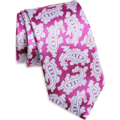 David Donahue Paisley Silk Tie